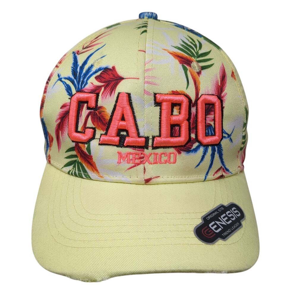 CABO Mexico Genesis Baseball Cap Multicolor One Size Adjustable Tropical Print